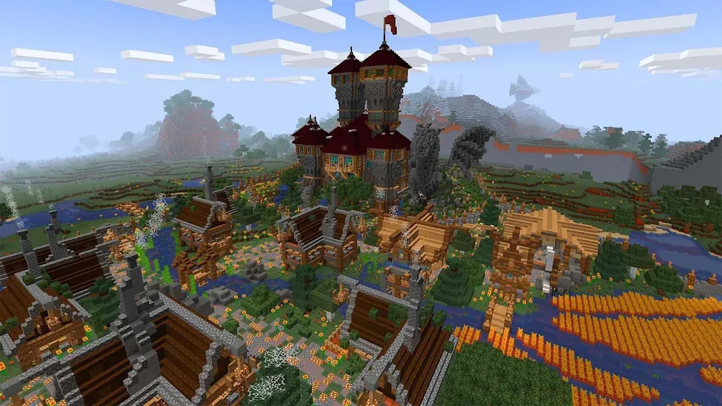 Mini Block Craft Realm Craft (РеалмКрафт) [МОД: Бесконечные деньги, Монеты и Мега MOD] Screenshot 5