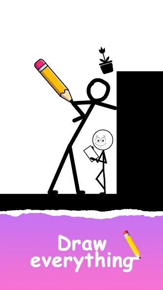 Save The Stick: Draw 2 Save (эйв Зе Стикман) [МОД: Бесконечные деньги, Монеты и Мега MOD] Screenshot 2