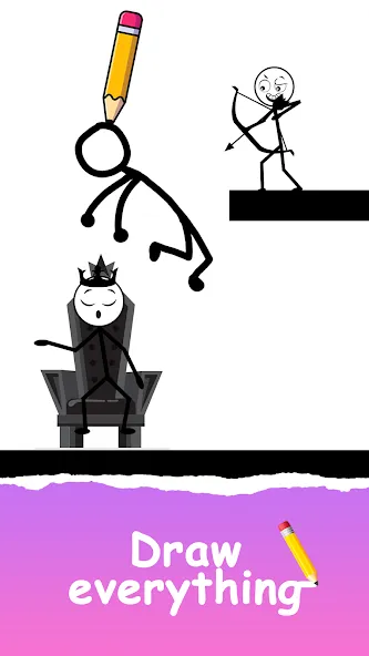 Save The Stick: Draw 2 Save (эйв Зе Стикман) [МОД: Бесконечные деньги, Монеты и Мега MOD] Screenshot 5