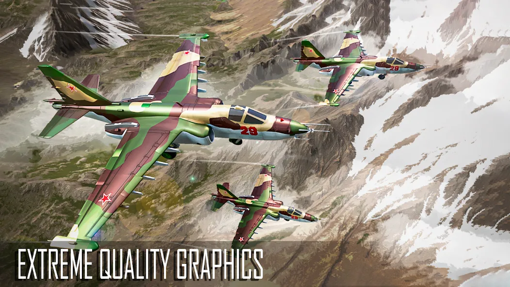 Jet Fighter: Sky Combat 3D (Джет Файтер) [МОД: Много монет, Открытые уровни и Мега MOD] Screenshot 4