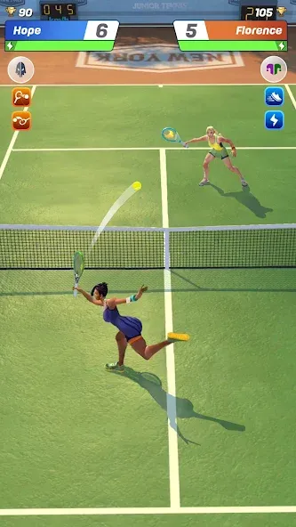 Tennis Clash: Multiplayer Game (Теннис Клаш) [МОД: Много денег, Монет и Все открыто] Screenshot 3