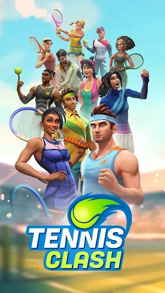 Tennis Clash: Multiplayer Game (Теннис Клаш) [МОД: Много денег, Монет и Все открыто] Screenshot 4