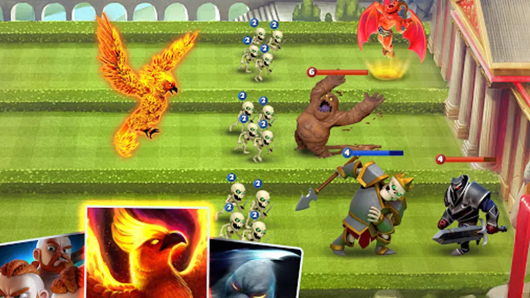 Castle Crush：Epic Battle [МОД: Деньги, Монеты и Меню MOD] Screenshot 3
