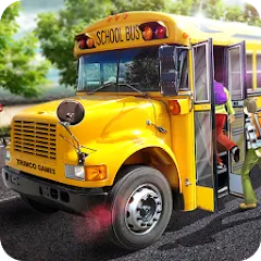 Скачать School Bus 16 [МОД: Деньги, Монеты и Меню MOD] | Взлом School Bus 16 на Андроид