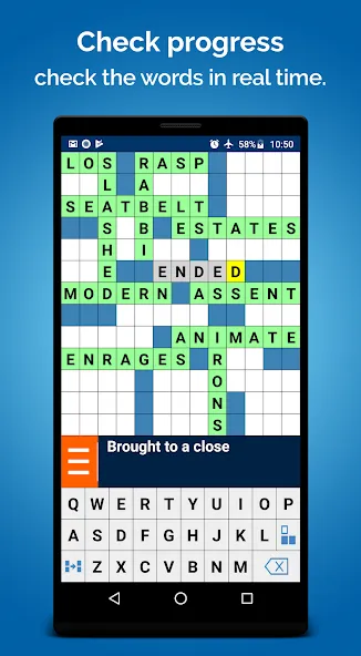 Crossword Puzzle (Кроссворд Пазл) [МОД: Деньги, Монеты и Меню MOD] Screenshot 2