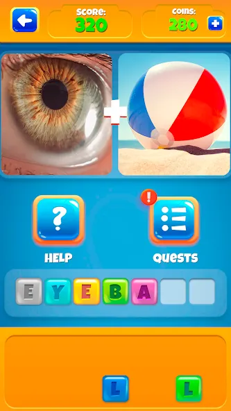 2 Pics 1Word. Offline Games [МОД: Меню, Бесконечные монеты и Открытые уровни] Screenshot 5