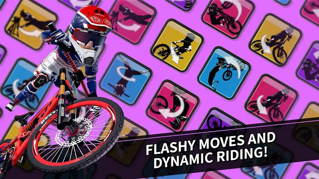 Downhill Masters (Даунхилл мастерс) [МОД: Деньги, Монеты и Меню MOD] Screenshot 1