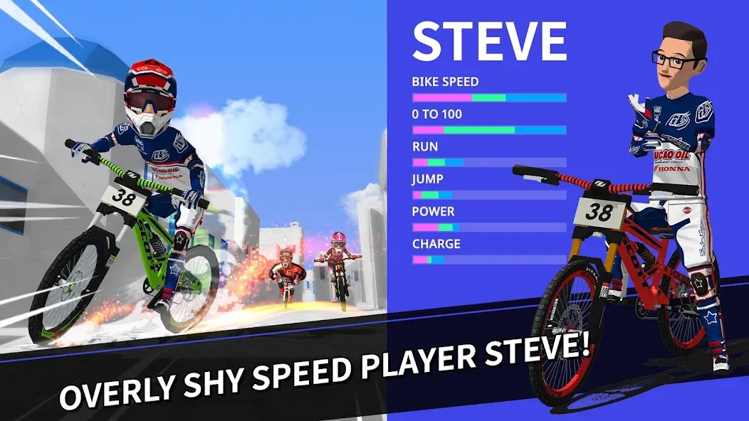 Downhill Masters (Даунхилл мастерс) [МОД: Деньги, Монеты и Меню MOD] Screenshot 2