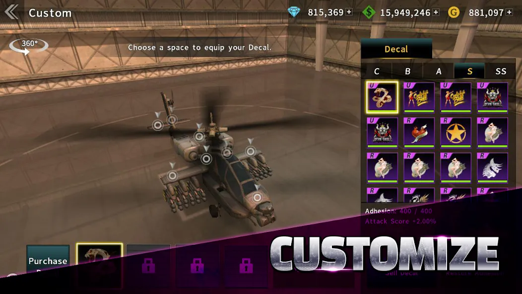 GUNSHIP BATTLE: Helicopter 3D [МОД: Много монет, Открытые уровни и Мега MOD] Screenshot 5