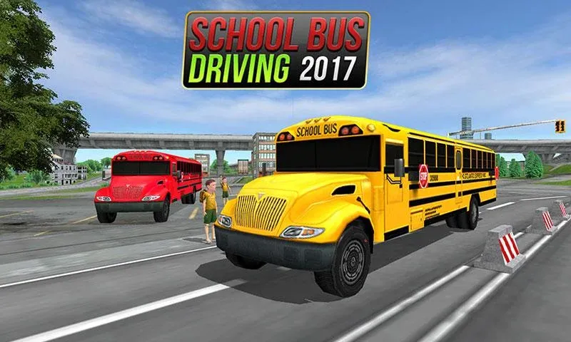 School Bus Driving Game [МОД: Меню, Бесконечные монеты и Открытые уровни] Screenshot 1