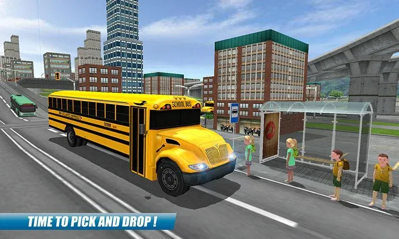School Bus Driving Game [МОД: Меню, Бесконечные монеты и Открытые уровни] Screenshot 5