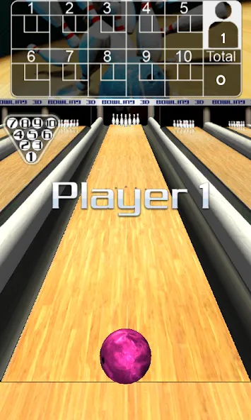 3D Bowling [МОД: Меню, Бесконечные монеты и Открытые уровни] Screenshot 2