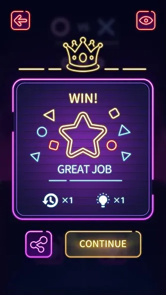 Tic Tac Toe - Offline XOXO (Тиктактое) [МОД: Много денег, Монет и Все открыто] Screenshot 4
