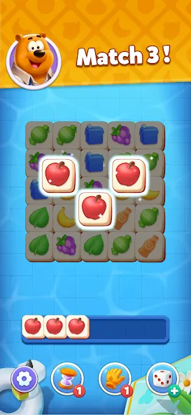 Tile Match - Brain Puzzle Game (Тайл Матч) [МОД: Все открыто, Дополнительные деньги и Меню MOD] Screenshot 1