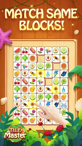 Tile Master® - Triple Match [МОД: Много монет, Открытые уровни и Мега MOD] Screenshot 1