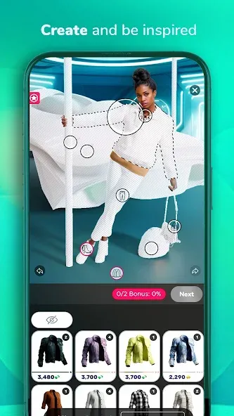 FashionVerse: Fashion Makeover (ФэшнВерс) [МОД: Меню, Бесконечные монеты и Открытые уровни] Screenshot 2
