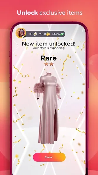 FashionVerse: Fashion Makeover (ФэшнВерс) [МОД: Меню, Бесконечные монеты и Открытые уровни] Screenshot 3