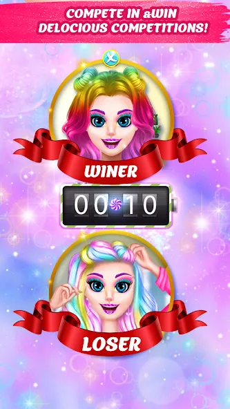 DIY Candy Makeup-Beauty Salon (ДИУАИ Мейкап) [МОД: Бесконечные деньги, Монеты и Мега MOD] Screenshot 5