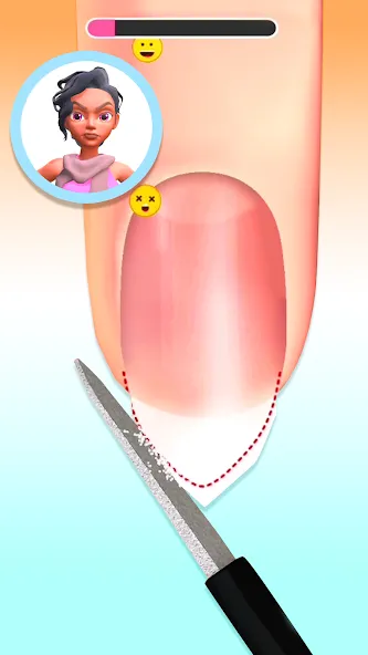 Nail Salon 3D [МОД: Все открыто, Дополнительные деньги и Меню MOD] Screenshot 3