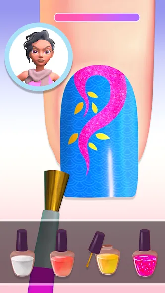 Nail Salon 3D [МОД: Все открыто, Дополнительные деньги и Меню MOD] Screenshot 5