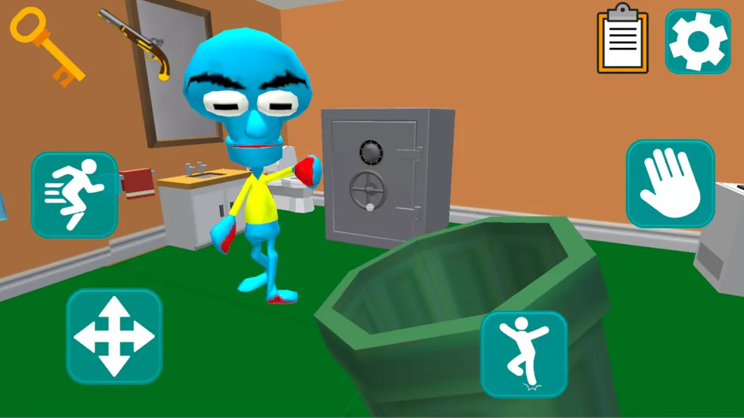 Squid Neighbor. Sponge Escape [МОД: Меню, Бесконечные монеты и Открытые уровни] Screenshot 2