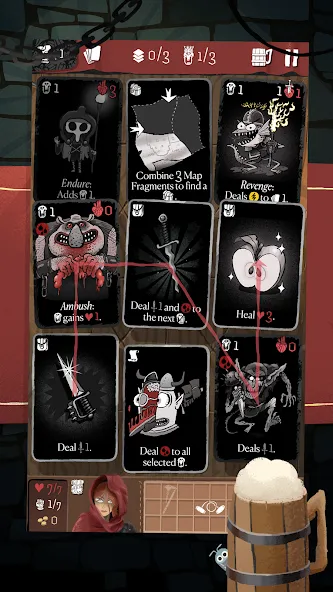 Card Crawl Adventure (Кард Кроул Приключение) [МОД: Деньги, Монеты и Меню MOD] Screenshot 1