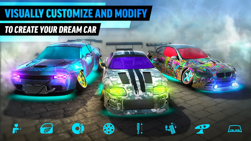 Drift Max World - Racing Game (Дрифт Макс Ворлд) [МОД: Бесконечные деньги, Монеты и Мега MOD] Screenshot 4
