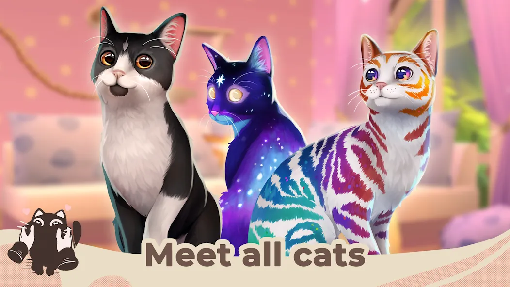 Cat Rescue Story: Pet Shelter (Кэт Рескью Стори) [МОД: Меню, Бесконечные монеты и Открытые уровни] Screenshot 1