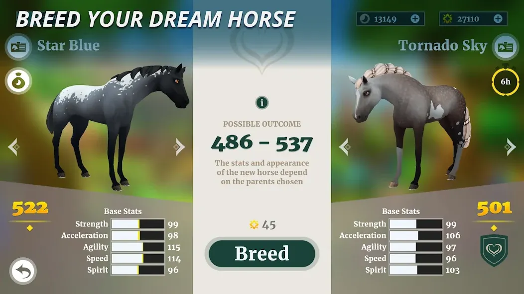 Wildshade: Fantasy Horse Races (Уайлдшейд) [МОД: Все открыто, Дополнительные деньги и Меню MOD] Screenshot 2