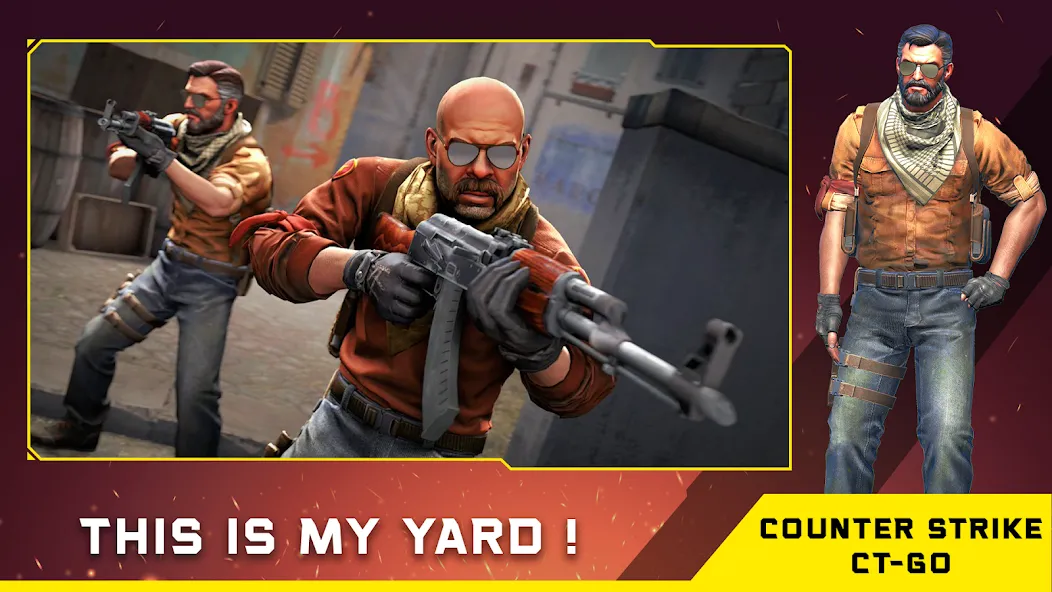 Counter Strike CT-GO Offline (Каунтер) [МОД: Все открыто, Дополнительные деньги и Меню MOD] Screenshot 1