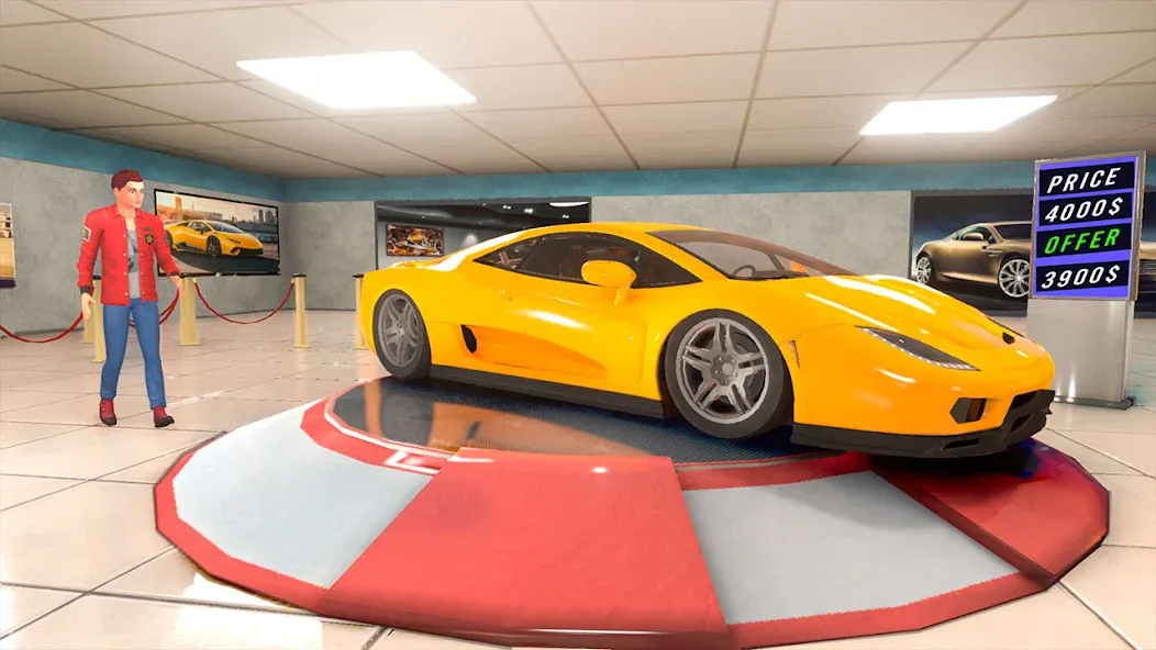 Car Dealer Tycoon Auto Shop 3D [МОД: Много денег, Монет и Все открыто] Screenshot 3