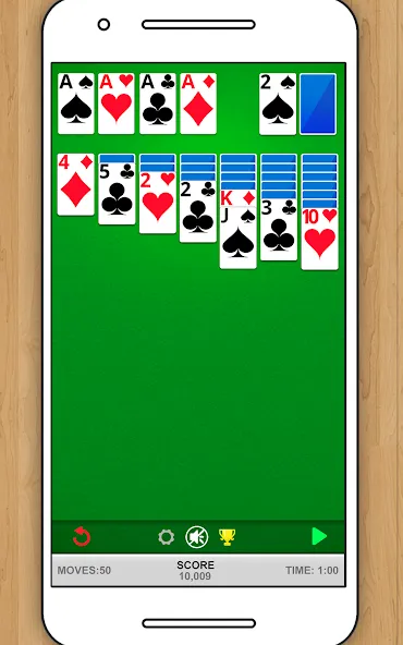 SOLITAIRE CLASSIC CARD GAME [МОД: Деньги, Монеты и Меню MOD] Screenshot 5