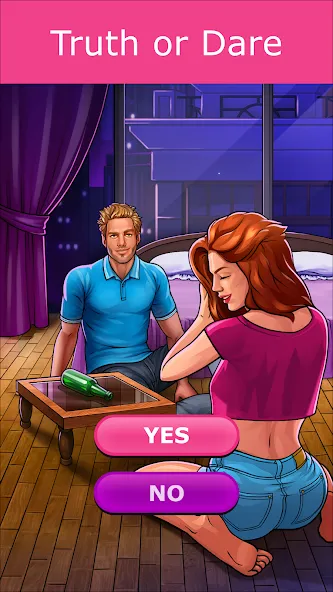 Kiss Kiss: Spin the Bottle [МОД: Бесконечные деньги, Монеты и Мега MOD] Screenshot 2