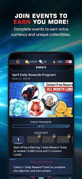 Marvel Collect! by Topps® [МОД: Все открыто, Дополнительные деньги и Меню MOD] Screenshot 5