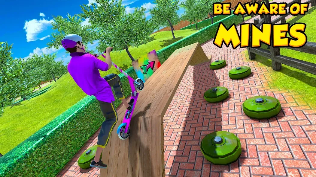 BMX Air Skate Scooter Tricks [МОД: Много денег, Монет и Все открыто] Screenshot 1