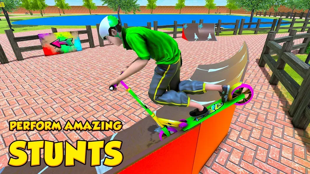 BMX Air Skate Scooter Tricks [МОД: Много денег, Монет и Все открыто] Screenshot 3