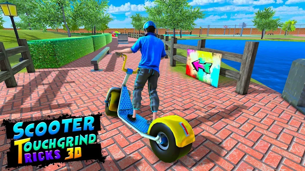 BMX Air Skate Scooter Tricks [МОД: Много денег, Монет и Все открыто] Screenshot 5
