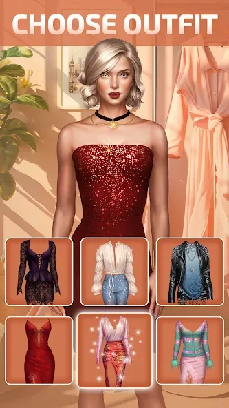 Novelize: Stories With Choices [МОД: Все открыто, Дополнительные деньги и Меню MOD] Screenshot 2