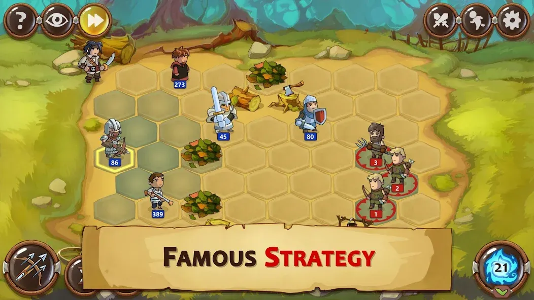 Braveland Heroes (Брейвленд Герои) [МОД: Меню, Бесконечные монеты и Открытые уровни] Screenshot 1