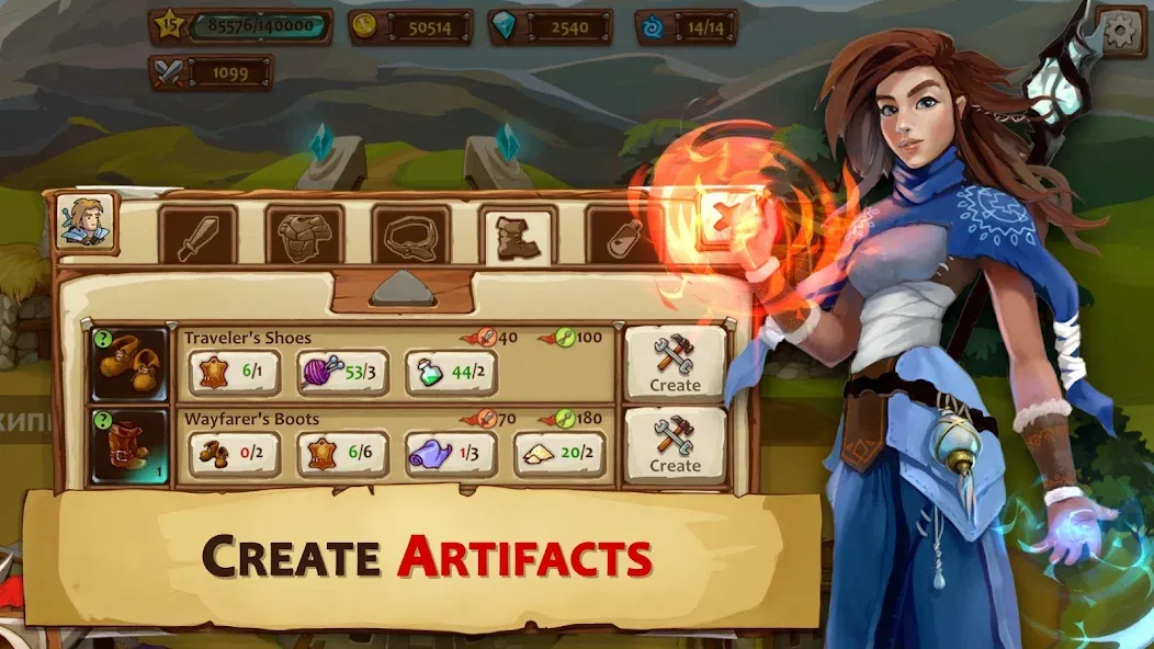 Braveland Heroes (Брейвленд Герои) [МОД: Меню, Бесконечные монеты и Открытые уровни] Screenshot 3
