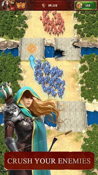 Total Battle: Strategy Games (Тотал Батл) [МОД: Меню, Бесконечные монеты и Открытые уровни] Screenshot 2