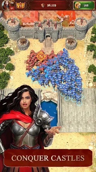 Total Battle: Strategy Games (Тотал Батл) [МОД: Меню, Бесконечные монеты и Открытые уровни] Screenshot 3