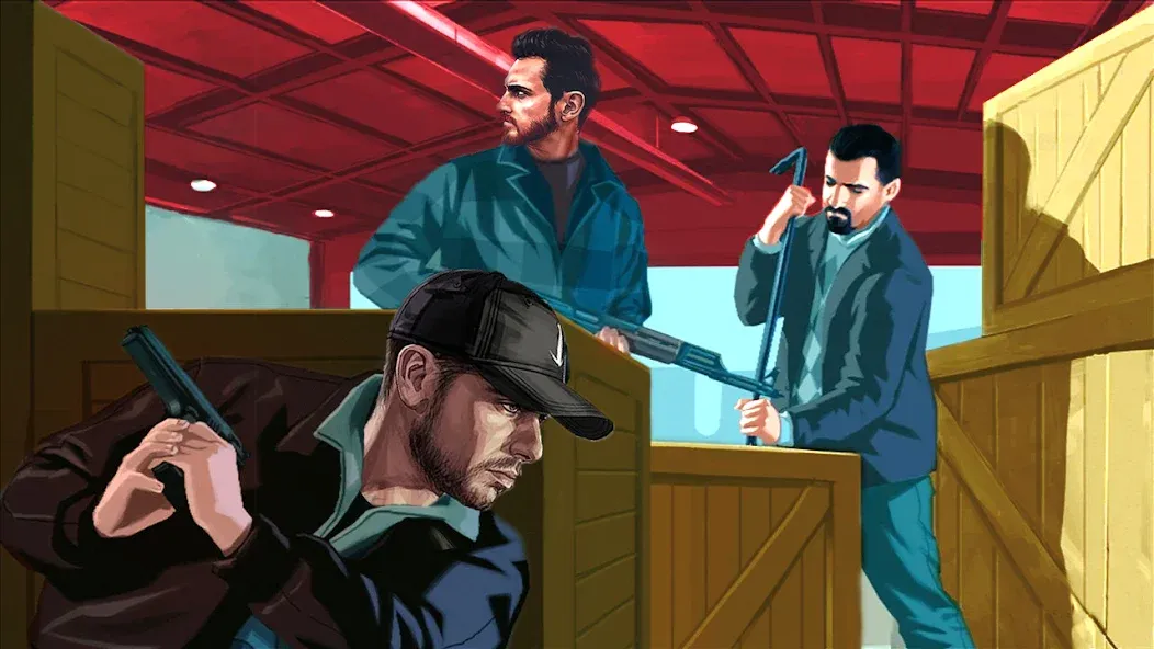 City Grand Gangster Crime (Сити Гранд Гангстер Крайм) [МОД: Бесконечные деньги, Монеты и Мега MOD] Screenshot 1