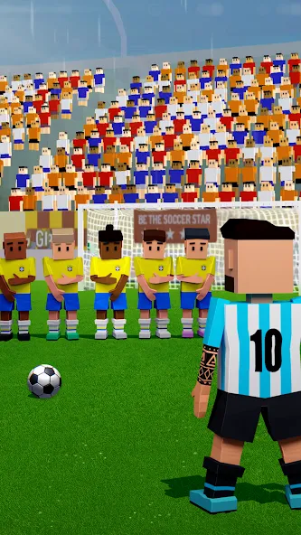 Mini Soccer Star: Football Cup (Мини Соккер Стар) [МОД: Меню, Бесконечные монеты и Открытые уровни] Screenshot 1