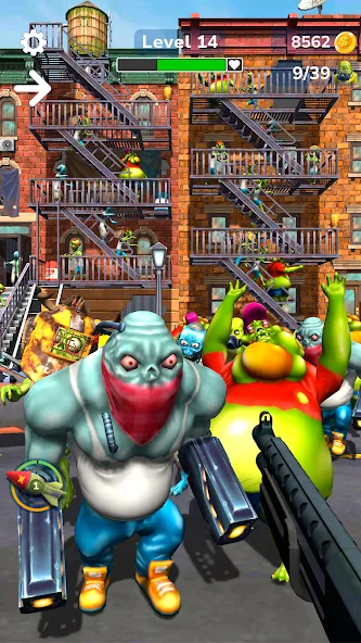 Tower Gunner: Zombie Shooter (Тауэр Ганнер) [МОД: Все открыто, Дополнительные деньги и Меню MOD] Screenshot 1