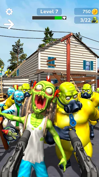Tower Gunner: Zombie Shooter (Тауэр Ганнер) [МОД: Все открыто, Дополнительные деньги и Меню MOD] Screenshot 2