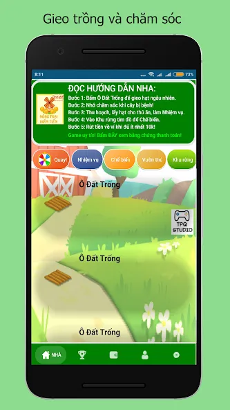 Nông Trại Kiếm Tiền Uy TínNhất [МОД: Много монет, Открытые уровни и Мега MOD] Screenshot 2