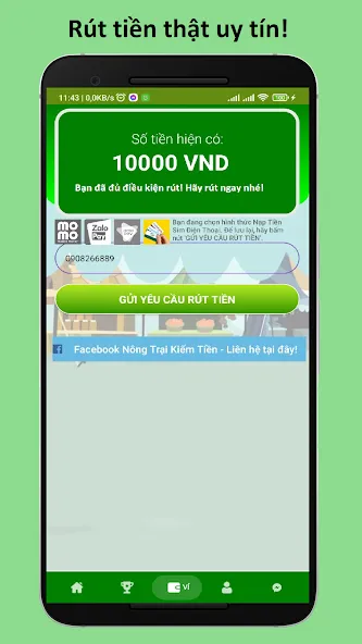 Nông Trại Kiếm Tiền Uy TínNhất [МОД: Много монет, Открытые уровни и Мега MOD] Screenshot 4