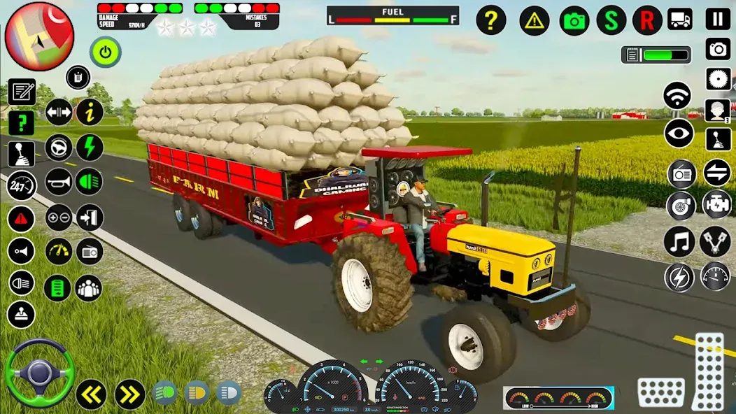 Tractor Farming Games 2023 [МОД: Много монет, Открытые уровни и Мега MOD] Screenshot 1