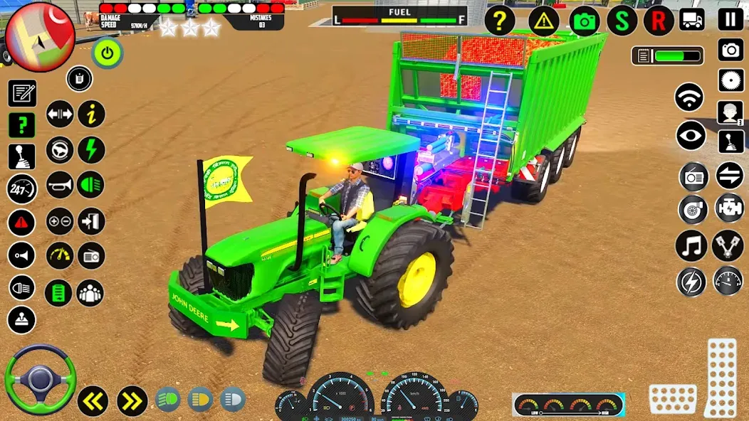 Tractor Farming Games 2023 [МОД: Много монет, Открытые уровни и Мега MOD] Screenshot 2